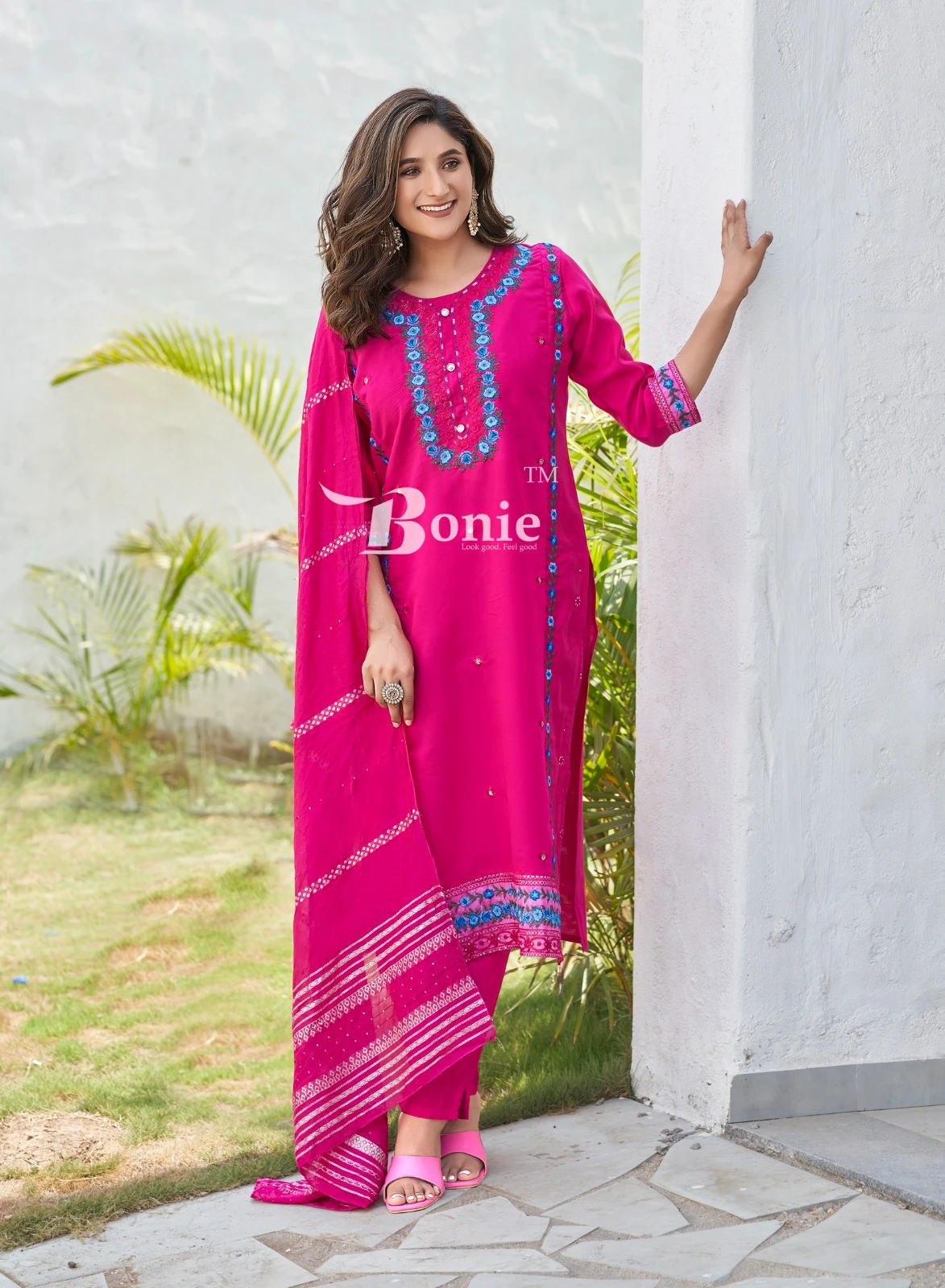 Bonie Shikha Vol 2 Roman Silk Wholesale Readymade Salwar Suit Catalog — Wholesale Readymade Suit, bonie wholesale from Surat - Gallery Image 6